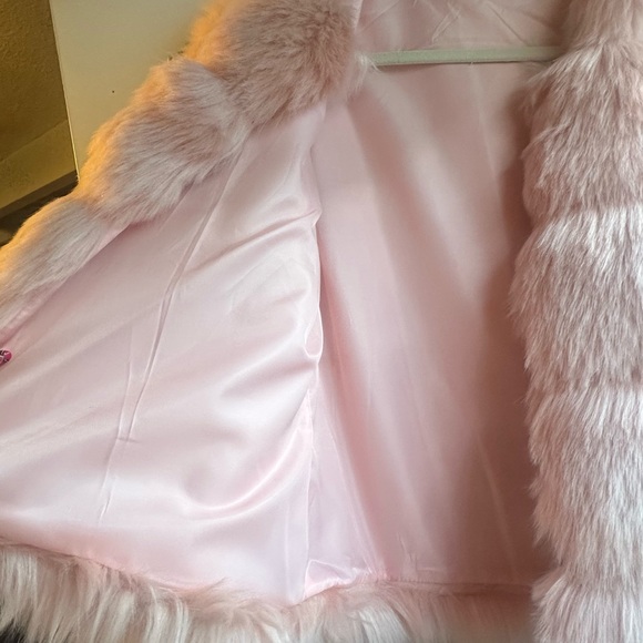 Pink Faux Fur Jacket - Picture 5 of 9